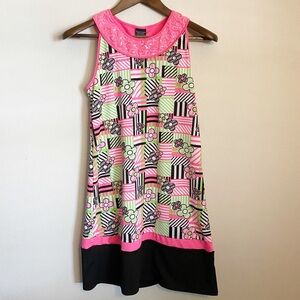 Faded Glory Sequin Floral Sleeveless Dress